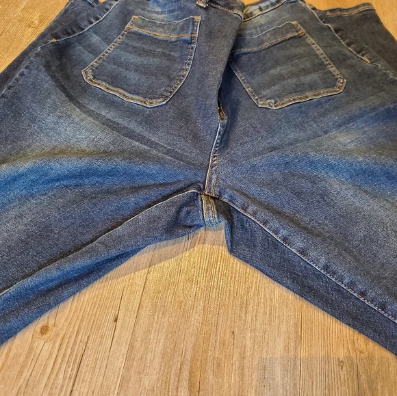 Judy Blue Boho Plus Size High Rise Ultra Flare Dark Denim Blue Jeans Size 22W - Picture 5 of 14